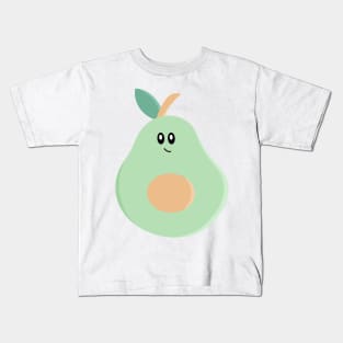 Cute Chubby Kawaii Avocado Art Kids T-Shirt